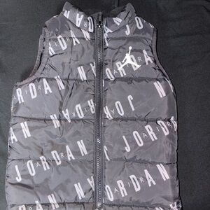 Jordan Charcoal Zip-Up Vest